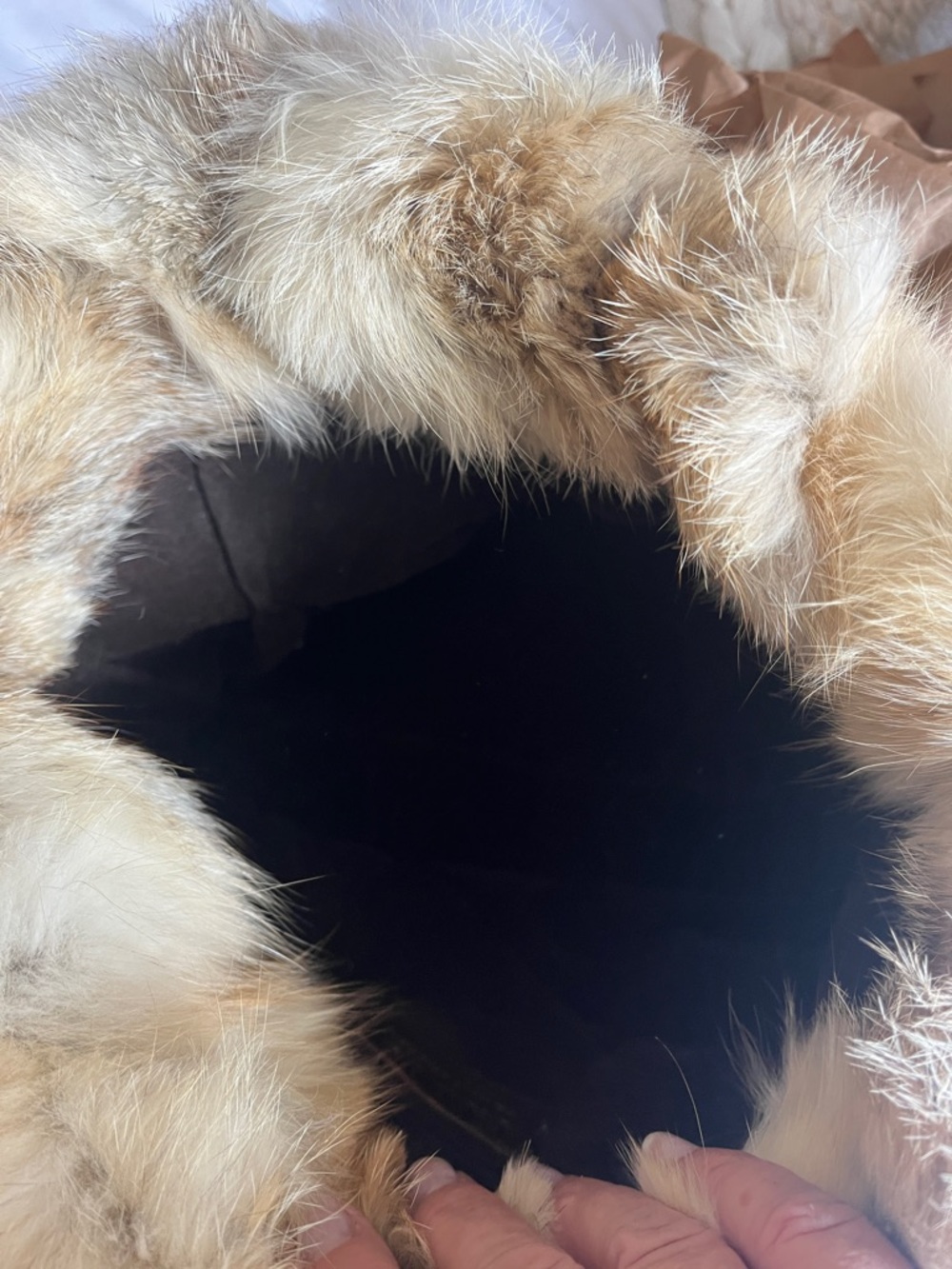 NWT Falor Handbag Genuine Leather Fox fur Greece Italy - Picture 11 of 11